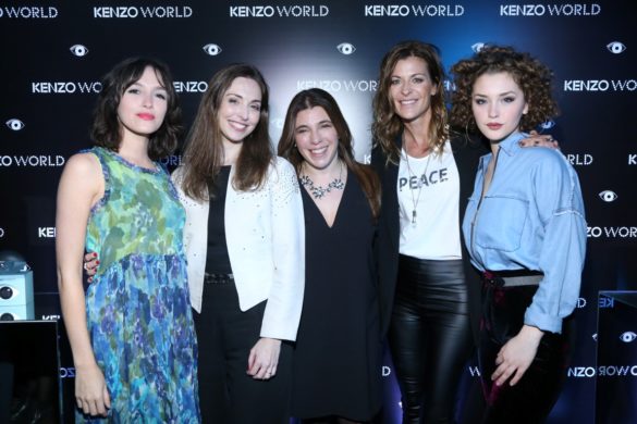 Cande Vetrano, Eugenia Tobal y Minerva Casero junto a Andrea Pappolla, Marketing Manager y Silvia Santuccio, Brand Manager de Kenzo Kenzo World -Centro Cultural Recoleta