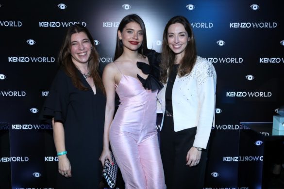 Eva De Dominici junto a Silvia Santuccio, Brand Manager de Kenzo y Andrea Pappolla Marketing Manager de Kenzo. (Fragancia Kenzo World) Kenzo World -Centro Cultural Recoleta