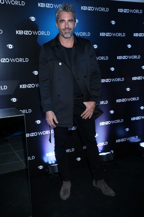 Nicolas Paladini particip+¦ del lanzamiento de Kenzo World. Nicolas representa la fuerza del tiempo, uno de los atributos de la nueva fragancia. Kenzo World -Centro Cultural Recoleta