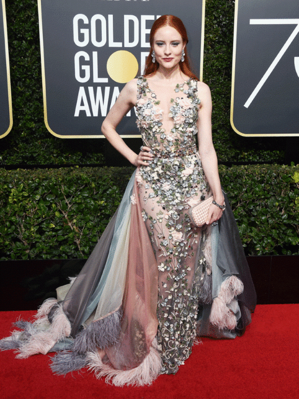 Barbara Meier Golden Globes 2018 -Hotel Beverly Hilton
