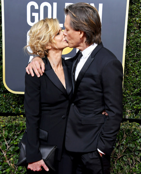 Kyra Sedgwick y Kevin Bacon Golden Globes 2018 -Hotel Beverly Hilton
